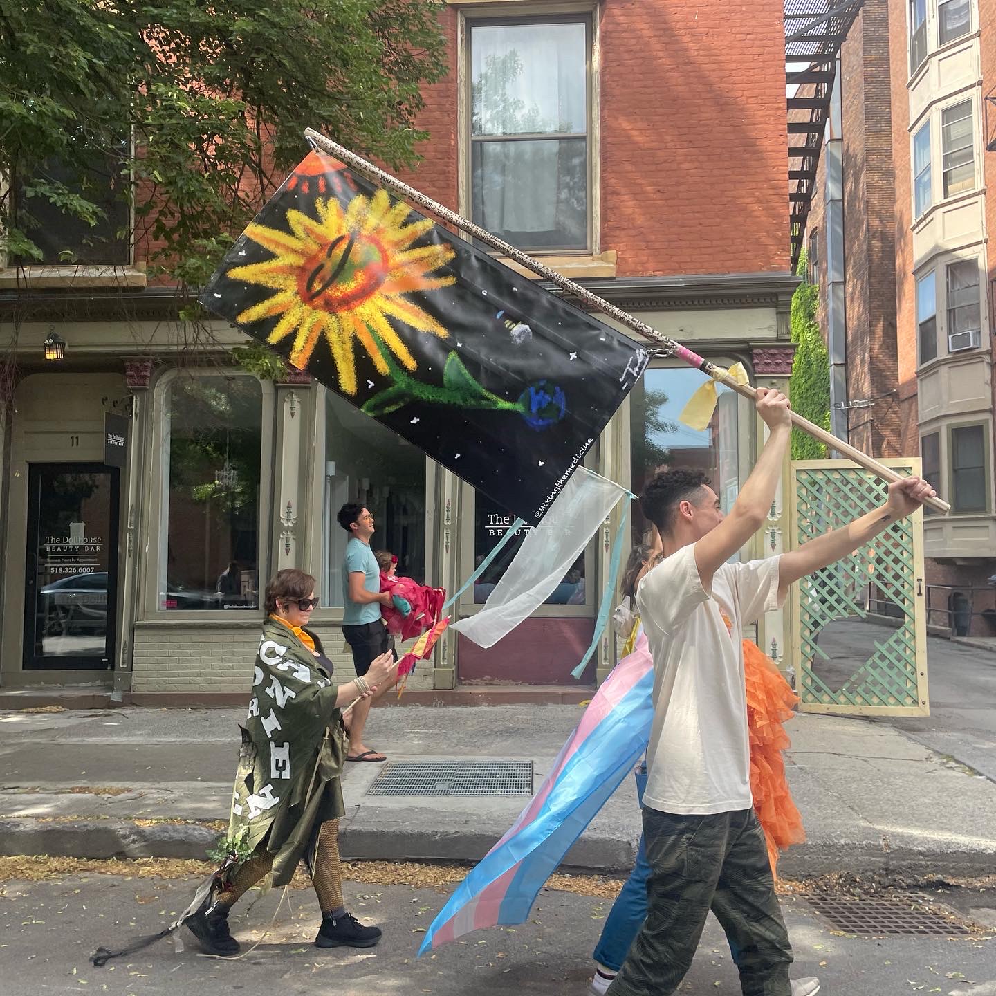  Eugene O’Neill and commissioned Joy Flag from the other side.